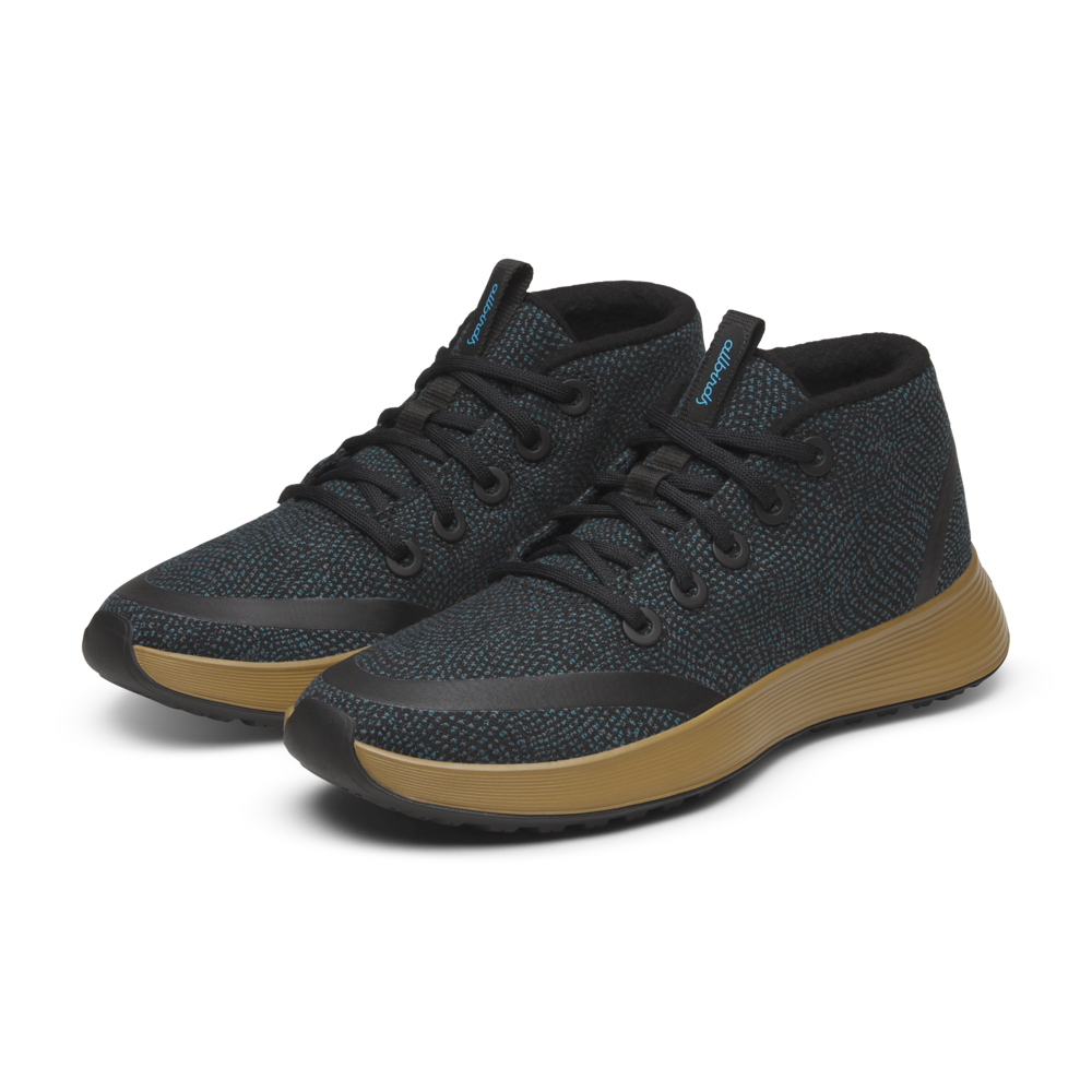 Men's Runner-Up Protect - Natural Black/Chasm Teal (Stony Beige Sole) - Image 6