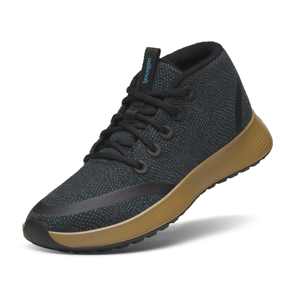 Men's Runner-Up Protect - Natural Black/Chasm Teal (Stony Beige Sole) - Image 1