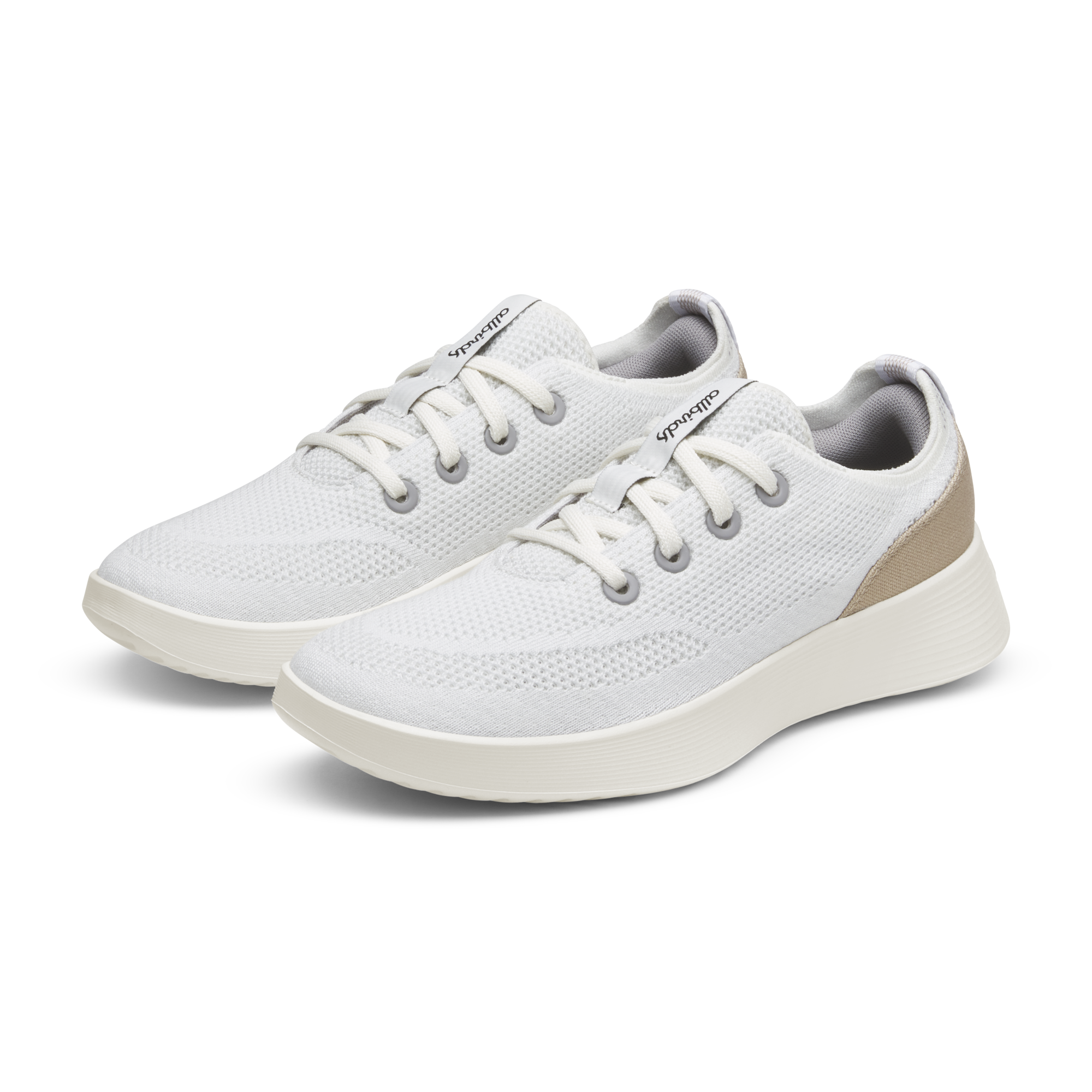 Women's Tree Runner Go - Blizzard/Light Khaki (Natural White Sole) - Image 5