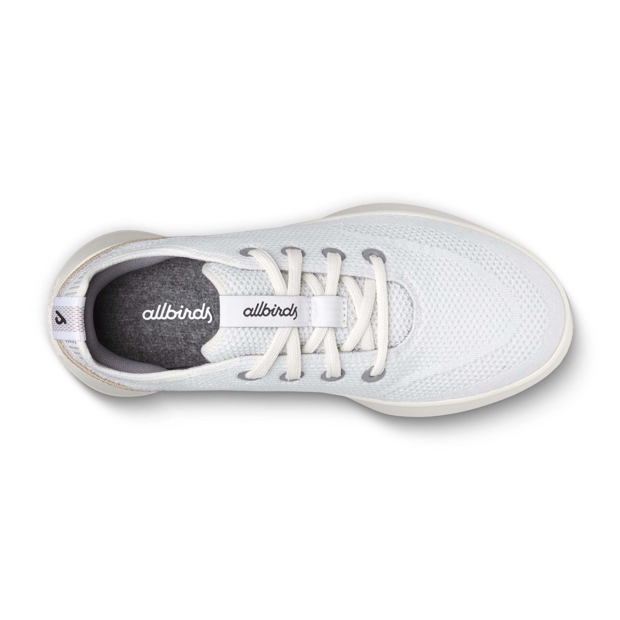 Men's Tree Runner Go - Blizzard/Light Khaki (Natural White Sole) - Image 3