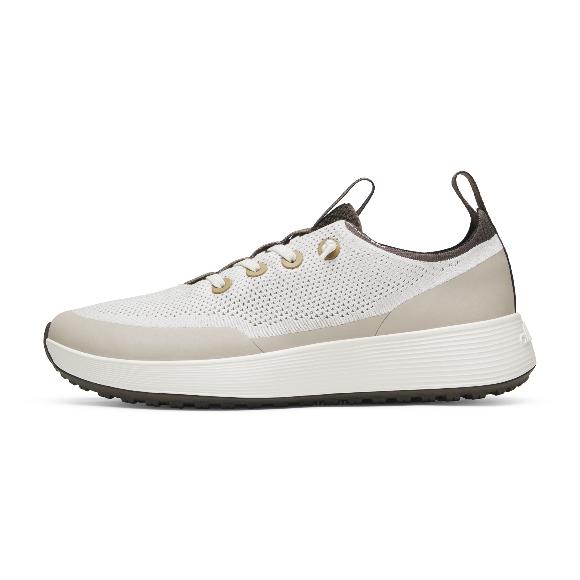 A11484_25Q2_Tree_Runner_Go_Utility_Natural_White_Rustic_Brown_Natural_White_PDP_LEFT-2000x2000-1 Men's Tree Runner Go - Utility - Natural White/Rustic Brown (Natural White Sole) - Image 1