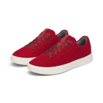 Men's Wool Cruiser - Poppy Red (Natural White Sole) - Image 4