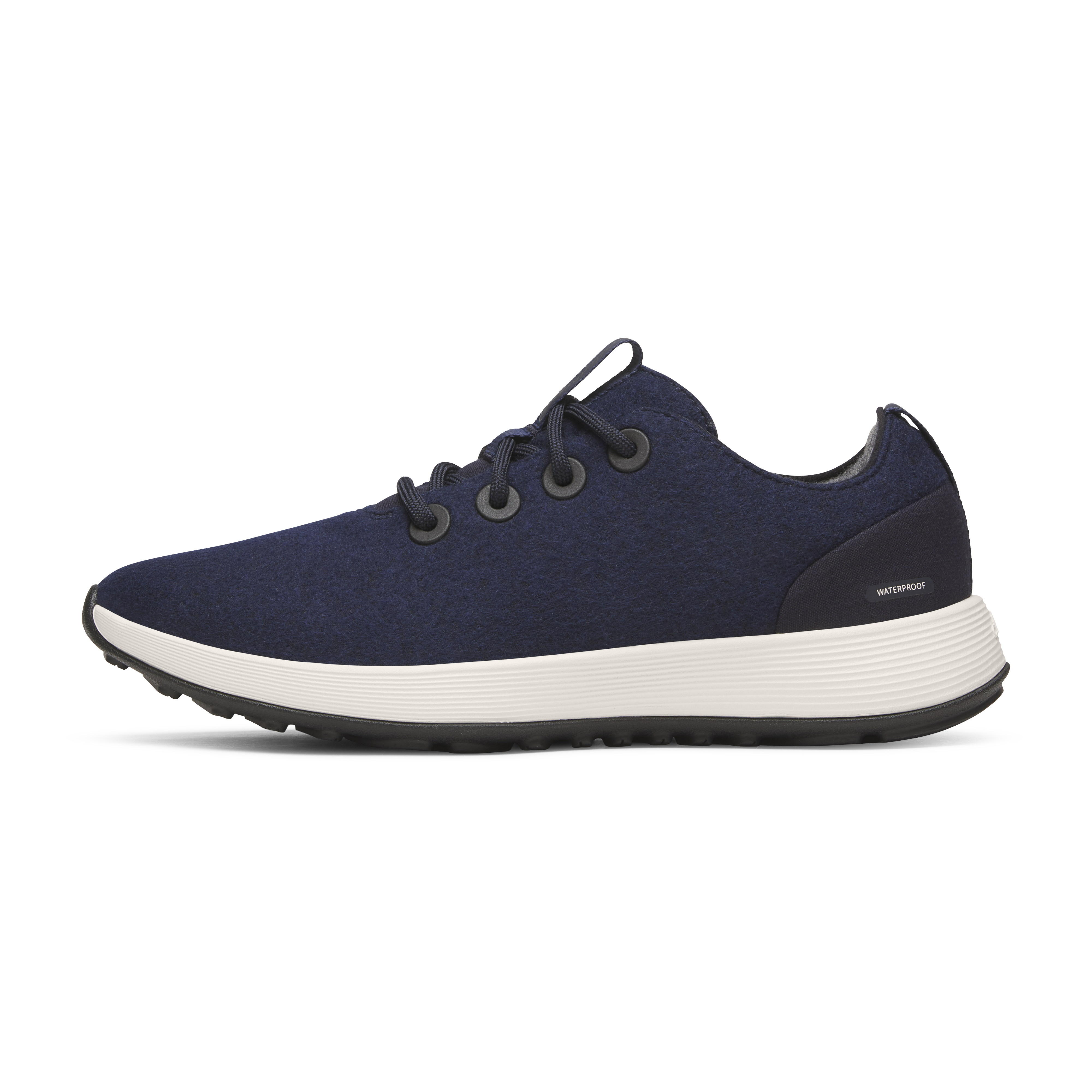 A12014_25Q3_Wool-Runner-NZ-Waterproof-Dark-Navy-Natural-White-Sole_PDP_LEFT_1cc3e893-8089-4416-9a8e-e1770089a3af Women's Wool Runner NZ Waterproof - Dark Navy (Natural White Sole) - Image 1