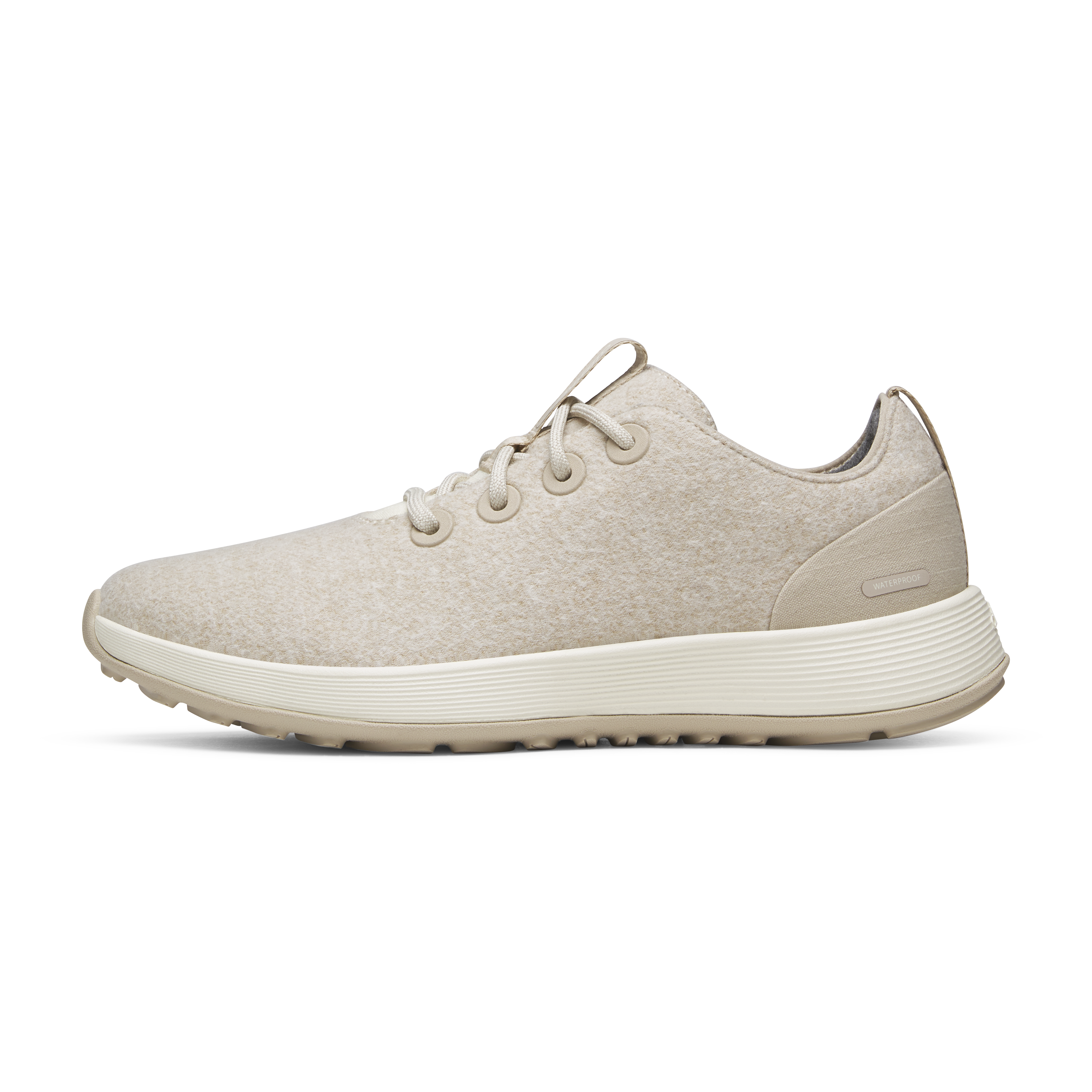 A12027_25Q3_Wool-Runner-NZ-Waterproof-Stony-Cream-Rugged-Beige-Stony-Cream-Sole_PDP_LEFT_a3e2fda2-a402-4459-b062-f58d3cd03e87 Women's Wool Runner NZ Waterproof - Stony Cream/Rugged Beige (Stony Cream Sole) - Image 1
