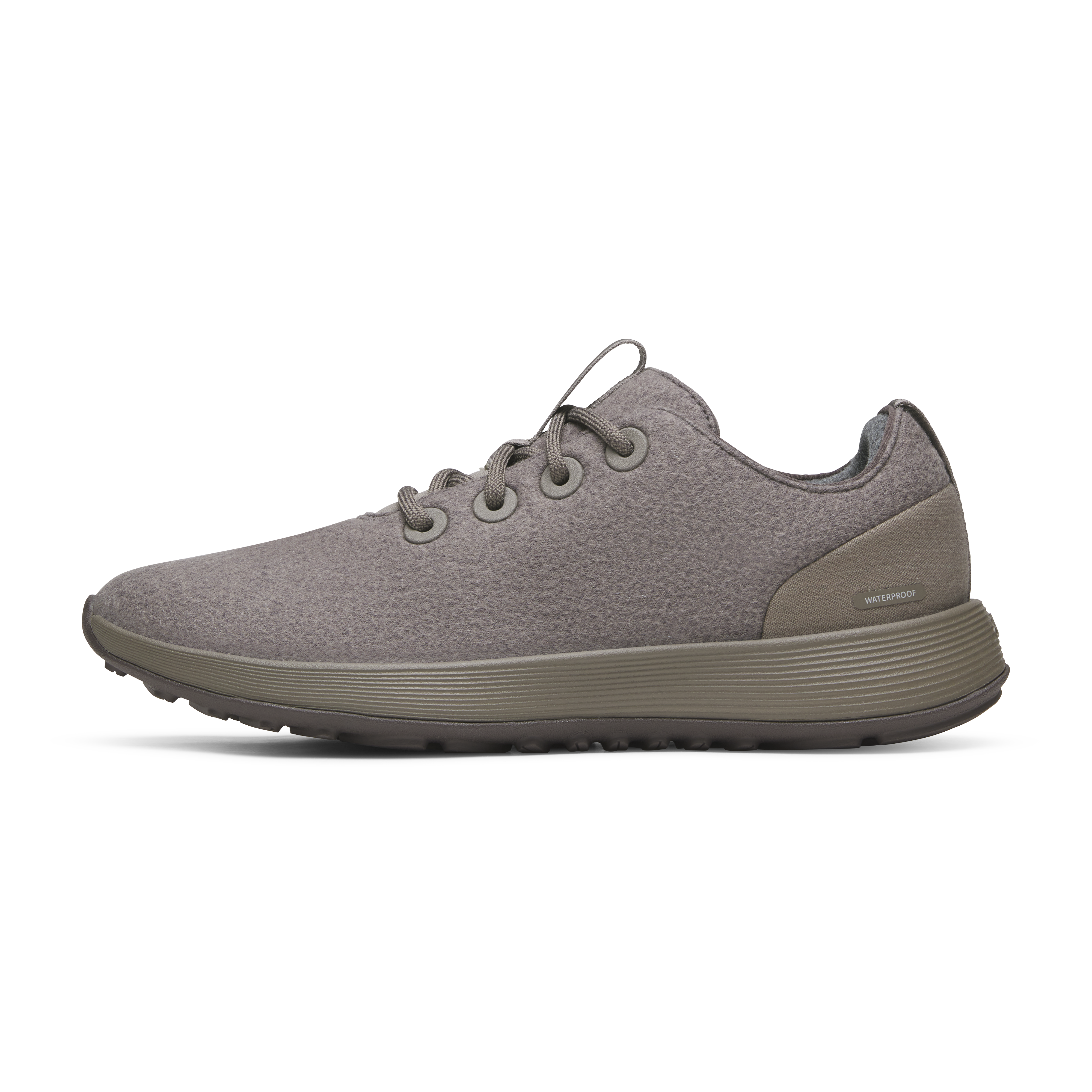 A12071_25Q4_Wool-Runner-NZ-Waterproof-Weathered-Brown-Weathered-Brown-Sole_PDP_LEFT Men's Wool Runner NZ Waterproof - Weathered Brown (Weathered Brown Sole) - Image 1