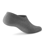 Anytime No Show Heel Grip Sock - Natural Grey Heather - Image 2