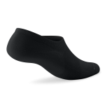 Anytime No Show Heel Grip Sock - Natural Black - Image 2