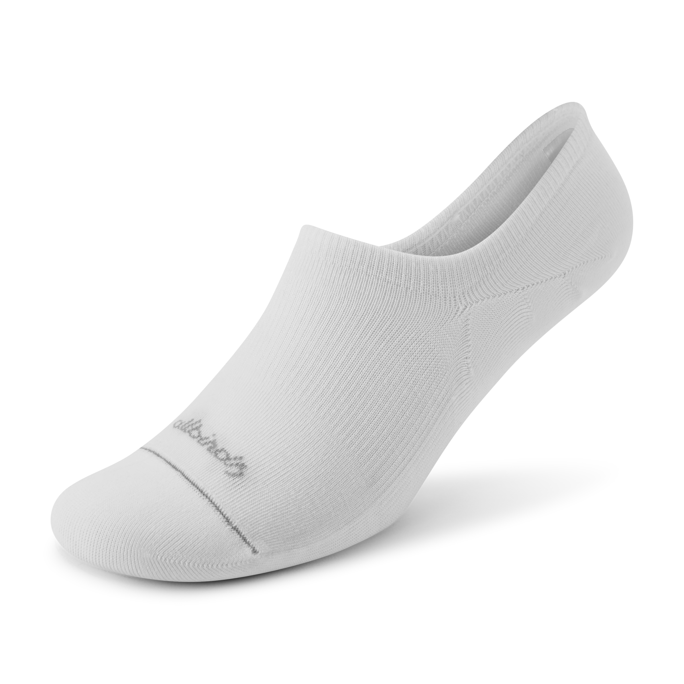 A12729-front-2400x2400_2 Anytime No Show Heel Grip Sock - Blizzard - Image 1